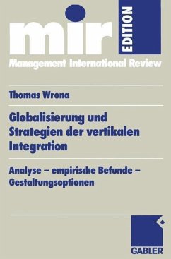 Globalisierung und Strategien der vertikalen Integration (eBook, PDF) - Wrona, Thomas