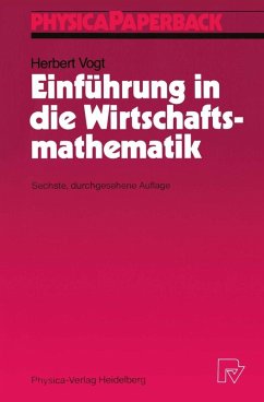 Einführung in die Wirtschaftsmathematik (eBook, PDF) - Vogt, Herbert