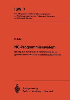 NC-Programmiersystem (eBook, PDF) - Eitel, H.