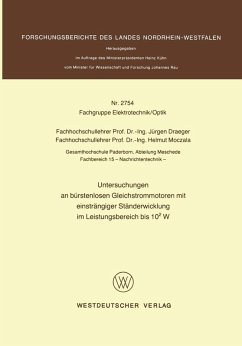 Cover Untersuchungen an bürstenlosen Gleichstrommotoren mit einsträngiger Ständerwicklung im Leistungsbereich bis 102 W (eBook, PDF)