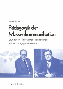 Pädagogik der Massenkommunikation (eBook, PDF) - Gibas, Heinz