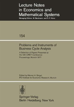 Problems and Instruments of Business Cycle Analysis (eBook, PDF)