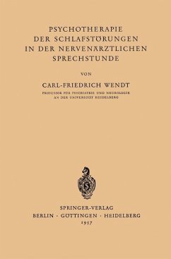 Cover Psychotherapie der Schlafstörungen in der Nervenärztlichen Sprechstunde (eBook, PDF)