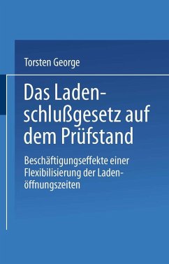 Cover Das Ladenschlußgesetz auf dem Prüfstand (eBook, PDF)