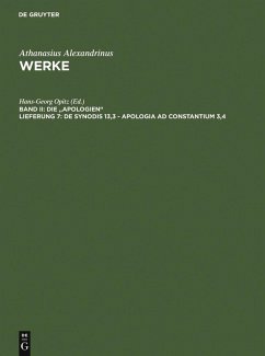 Cover De synodis 13,3 - Apologia ad Constantium 3,4 (eBook, PDF)