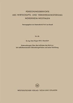 Cover Untersuchungen über das Auftreten des Ratterns bei selbsthemmenden Schneckengetrieben und seine Verhütung (eBook, PDF)