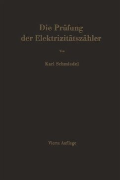 Die Prüfung der Elektrizitätszähler (eBook, PDF) - Schmiedel, Karl