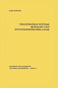 Cover Vollständige Systeme modaler und intuitionistischer Logik (eBook, PDF)
