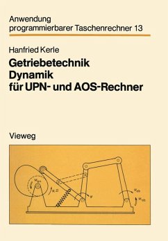 Getriebetechnik Dynamik für UPN- und AOS-Rechner (eBook, PDF) - Kerle, Hanfried
