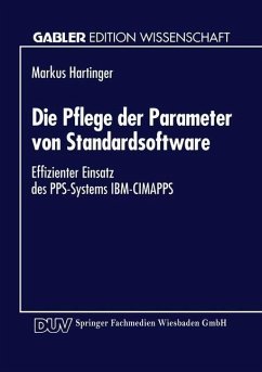 Die Pflege der Parameter von Standardsoftware (eBook, PDF)