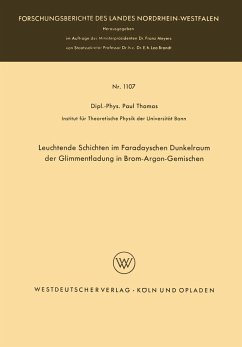 Cover Leuchtende Schichten im Faradayschen Dunkelraum der Glimmentladung in Brom-Argon-Gemischen (eBook, PDF)