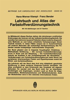 Cover Lehrbuch und Atlas der Farbstoffverdünnungstechnik (eBook, PDF)