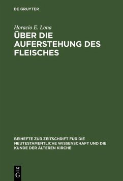Über die Auferstehung des Fleisches (eBook, PDF) Cover Über die Auferstehung des Fleisches (eBook, PDF)