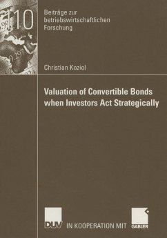 Cover Valuation of Convertible Bonds when Investors Act Strategically (eBook, PDF)