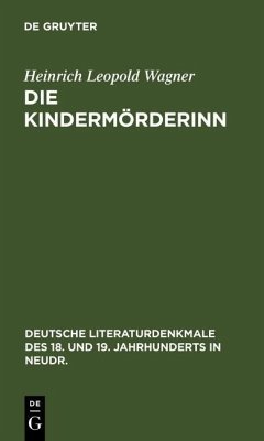 Cover Die Kindermörderinn (eBook, PDF)