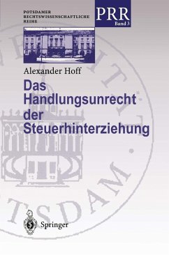 Cover Das Handlungsunrecht der Steuerhinterziehung (eBook, PDF)