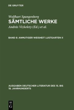 Cover Anmutiger Weisheit Lustgarten. Zweiter Teil (eBook, PDF)