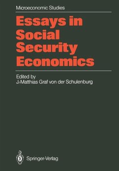 Cover Essays in Social Security Economics (eBook, PDF)