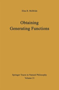Obtaining Generating Functions (eBook, PDF) - McBride, Elna B.