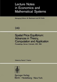 Spatial Price Equilibrium: Advances in Theory, Computation and Application (eBook, PDF)