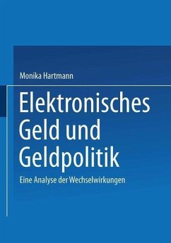 Elektronisches Geld und Geldpolitik (eBook, PDF) - Hartmann, Monika