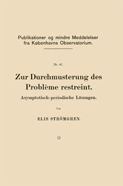 Cover Zur Durchmusterung des Problème restreint (eBook, PDF)