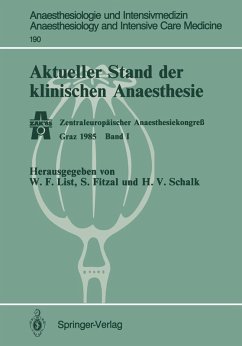 Cover Aktueller Stand der klinischen Anaesthesie (eBook, PDF)