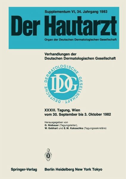 Verhandlungen der Deutschen Dermatologischen Gesellschaft (eBook, PDF)