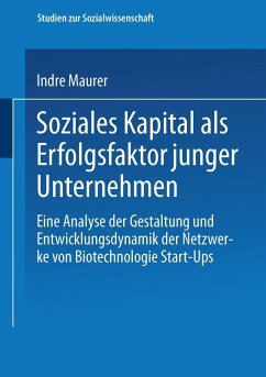 Cover Soziales Kapital als Erfolgsfaktor junger Unternehmen (eBook, PDF)