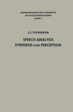 Speech Analysis, Synthesis and Perception (eBook, PDF) - Flanagan, James L.