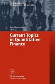 Current Topics in Quantitative Finance (eBook, PDF)
