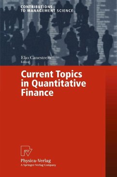 Cover Current Topics in Quantitative Finance (eBook, PDF)