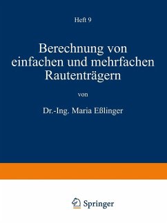 Cover Berechnung von einfachen und mehrfachen Rautenträgern (eBook, PDF)
