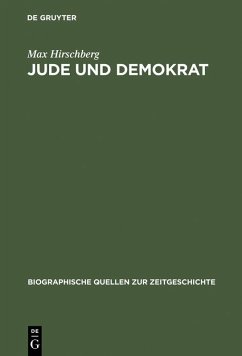 Jude und Demokrat (eBook, PDF) - Hirschberg, Max