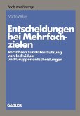 Entscheidungen bei Mehrfachzielen (eBook, PDF)