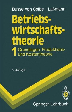 Cover Betriebswirtschaftstheorie (eBook, PDF)