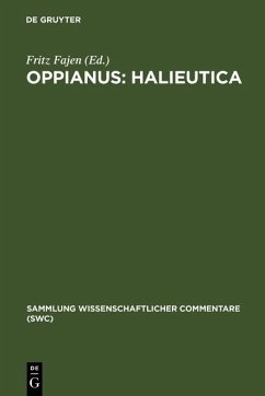 Cover Oppianus: Halieutica (eBook, PDF)