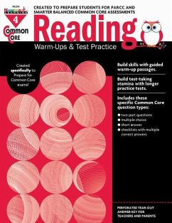 Common Core Reading: Warm-Ups and Test Practice Grade 4 Teacher Resource