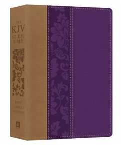 The KJV Study Bible - Large Print [violet Floret] - Hudson, Christopher D.