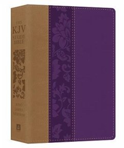 The KJV Study Bible - Large Print [violet Floret] - Hudson, Christopher D