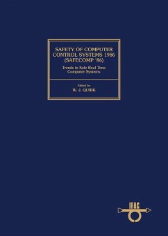Cover Safety of Computer Control Systems 1986 (Safecomp '86) Trends in Safe Real Time Computer Systems (eBook, PDF)