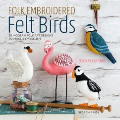 Folk Embroidered Felt Birds - Lapierre, Corinne