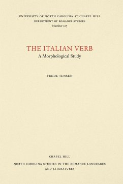 The Italian Verb - Jensen, Frede