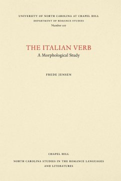 The Italian Verb - Jensen, Frede