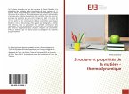 Structure et propriétés de la matière ¿ thermodynamique