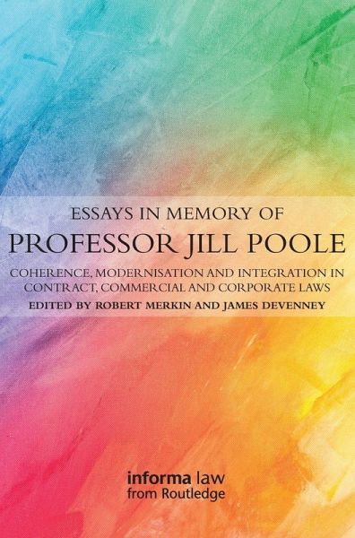 Essays in Memory of Professor Jill Poole Essays in Memory of Professor Jill Poole