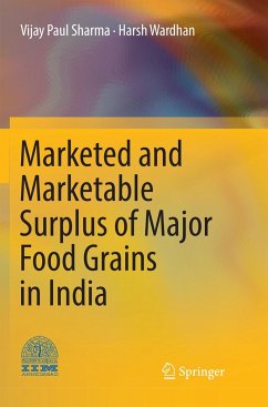 Marketed and Marketable Surplus of Major Food Grains in India - Sharma, Vijay Paul;Wardhan, Harsh