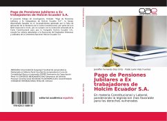 Pago de Pensiones Jubilares a Ex trabajadores de Holcim Ecuador S.A.