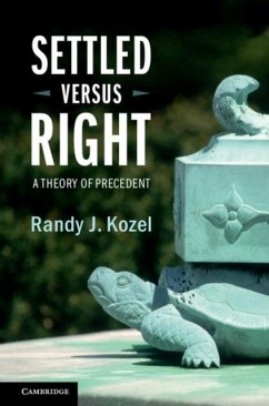 Settled Versus Right (eBook, PDF) - Kozel, Randy J.