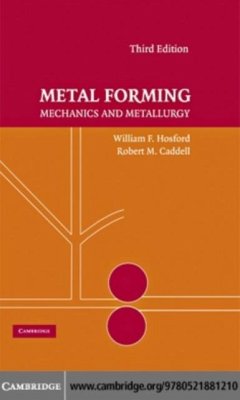 Metal Forming (eBook, PDF) - Hosford, William F.